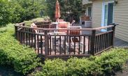 The deck in Blue Bell, PA before Drumm Design Remodel