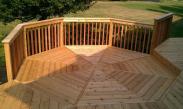 Our craftsmanship shows through in this deck detail