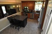 Wide angle view of new kitchen remodel in Montgomeryville, PA