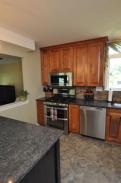 View of the kitchen from the breakfast bar