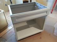 This is an innovative new cabinet for use with sinks, the CoreGuard sink base helps keep spills or leaks contained and easy to clean up...great product ask us about it