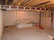 Framing and insulation by Drumm Design Remodel prior to finishing the drywall