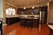 Lots of space to work and entertain make this kitchen a dream