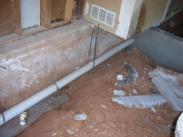 New sewer lines installed by Drumm Design Remodel