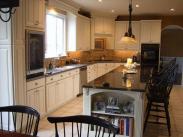 A broader view of this terrific kitchen remodel by Drumm Design Remodel